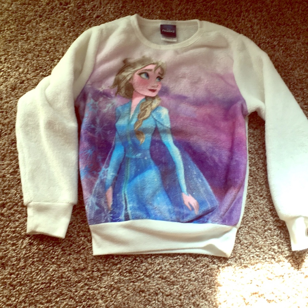 Frozen 2 Girls Sherpa pullover